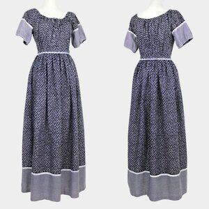 Vintage 70s Floral 2-Piece Maxi Skirt Set